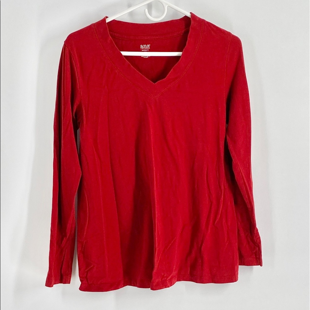 ANA Red long sleeve T-shirt S